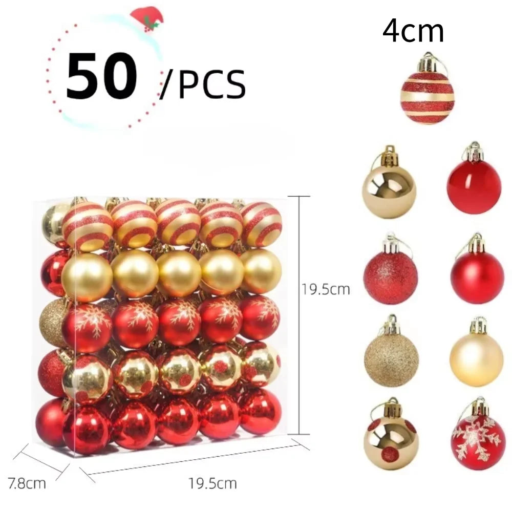 50Pcs Christmas balls