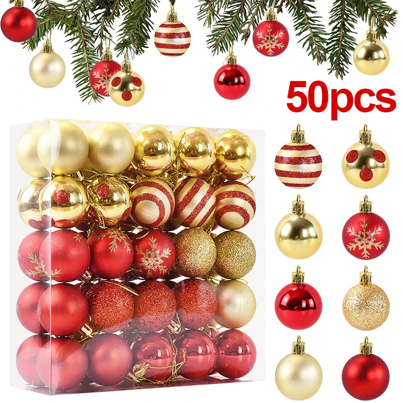 50Pcs Christmas balls